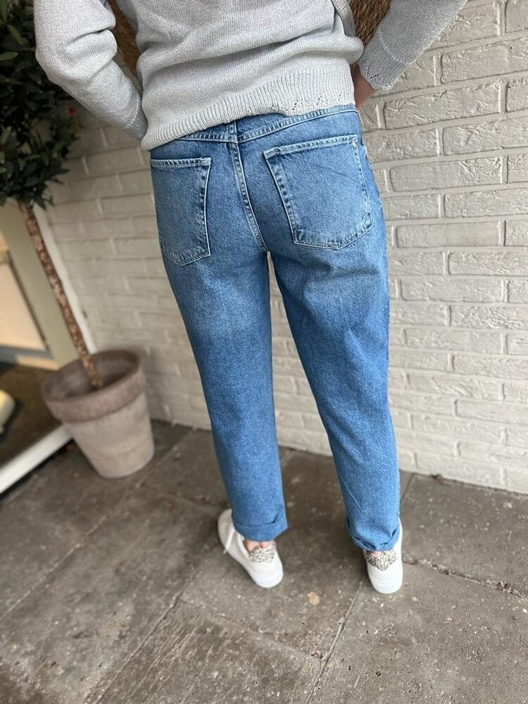 COJ Daisy jeans loose fit dames – blue denim - L30