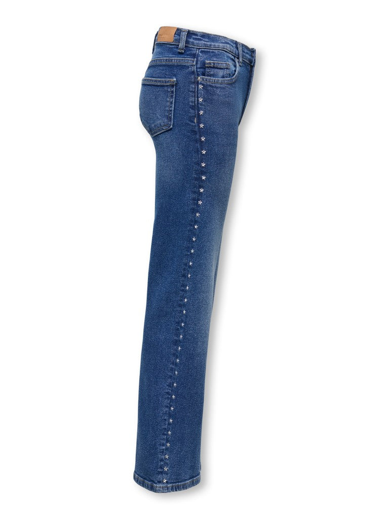 Kogjuicy Hw Wide Star Dnm Azg557 - Blue Denim