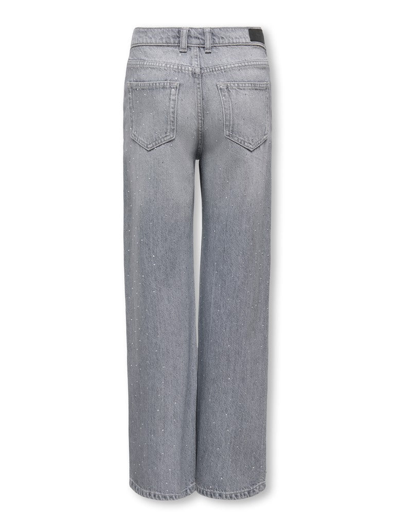 Kogcobain Rhs Wide Dnm Azg815 Noos - Grey Denim