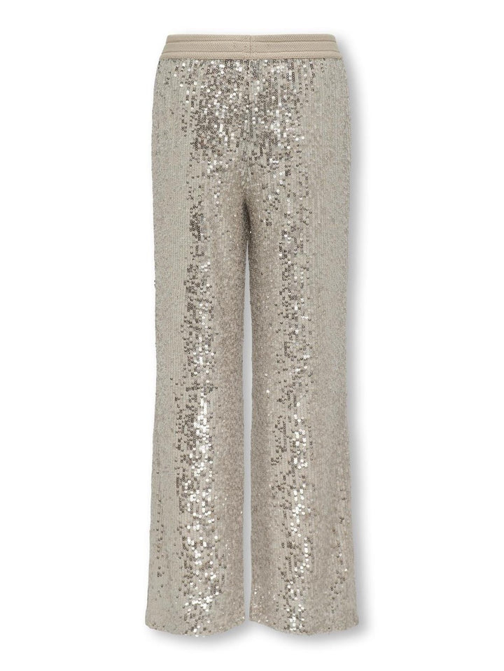 Kogfransa Sequin Straight Pant Tlr - Beige