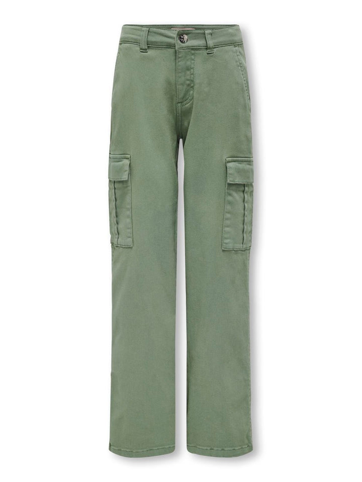 Kogyarrow-vox Str Cargo Pant Pnt No - Olijf