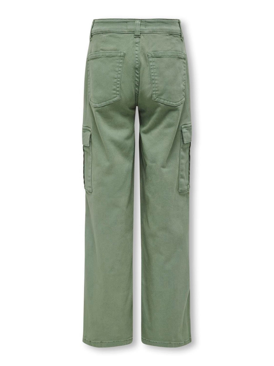 Kogyarrow-vox Str Cargo Pant Pnt No - Olijf