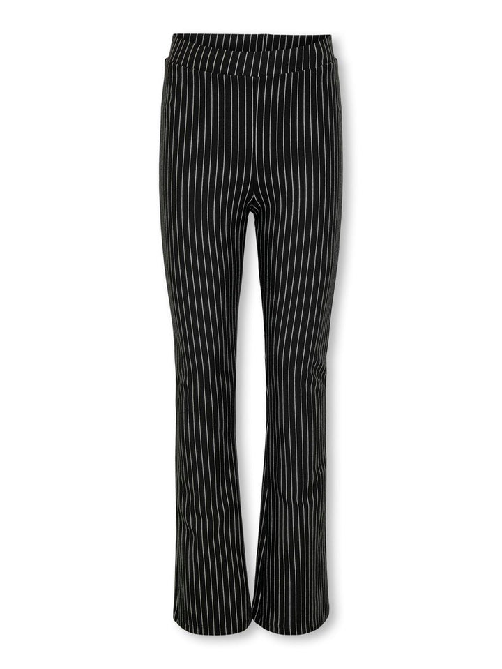 Kogblair Striped Flared Pants Jrs - Zwart Dessin