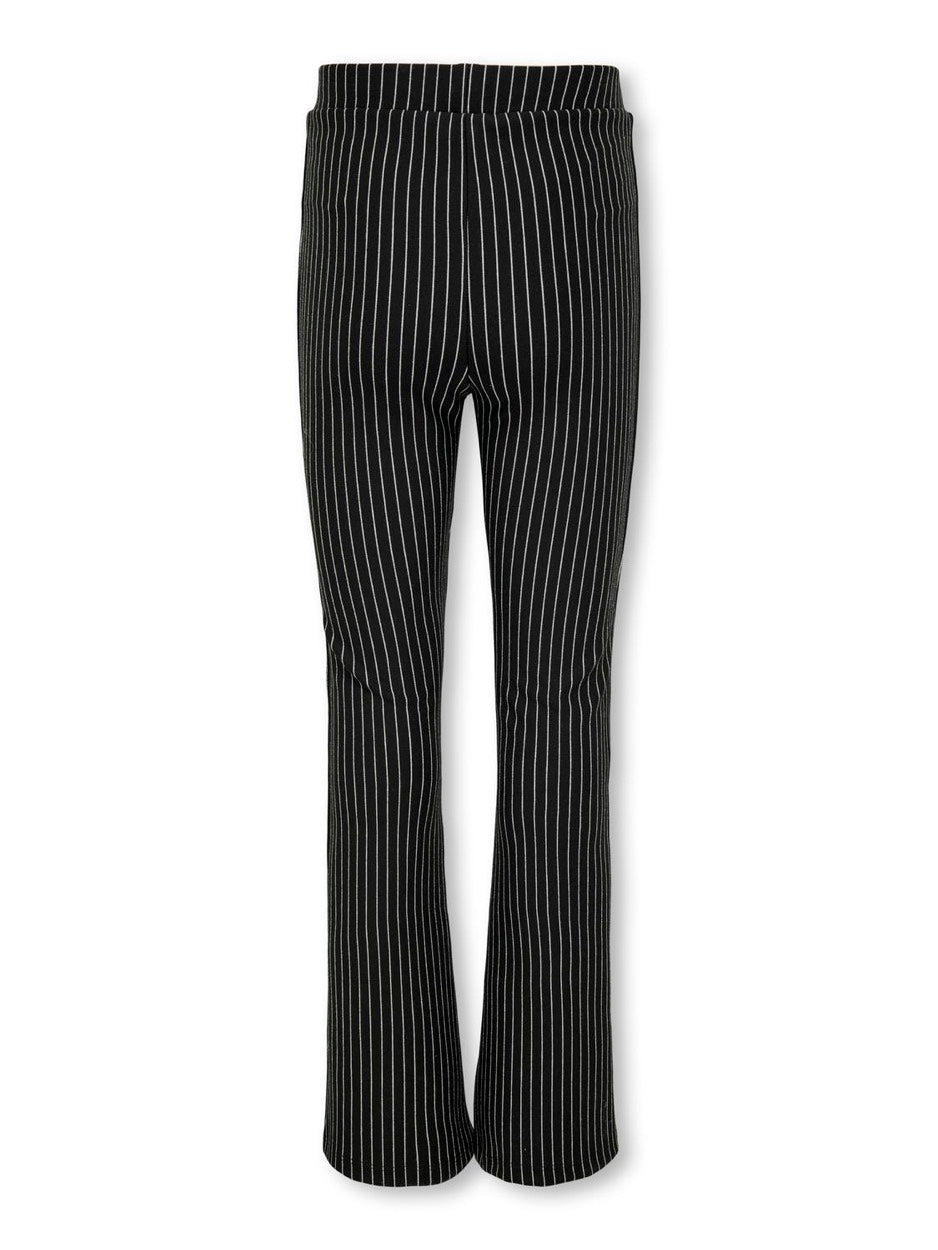 Kogblair Striped Flared Pants Jrs - Zwart Dessin