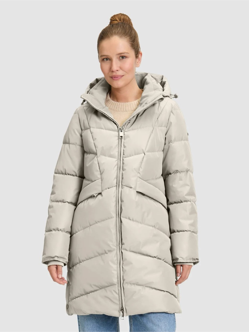 Covered L60390 Adelle winterjas dames off-white