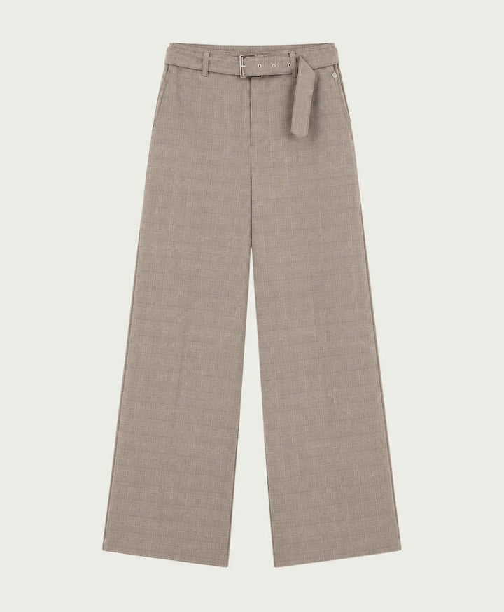 Elvira Casuals E4 26-044 Rumi lange broek dames bruin dessin