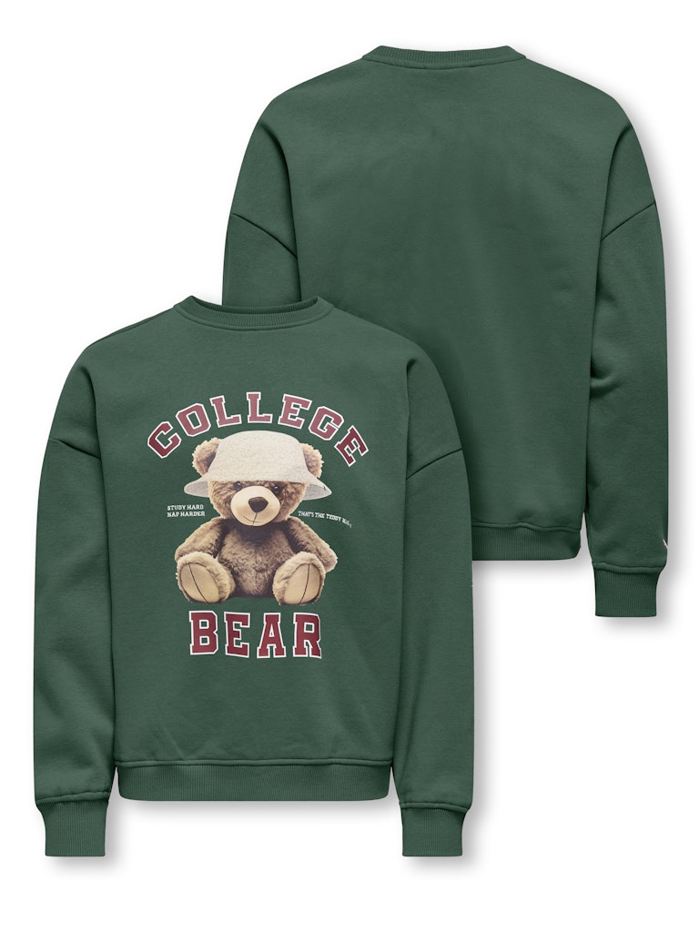 Kogbila L/s Ovz Bear O-neck Swt Noos - Groen