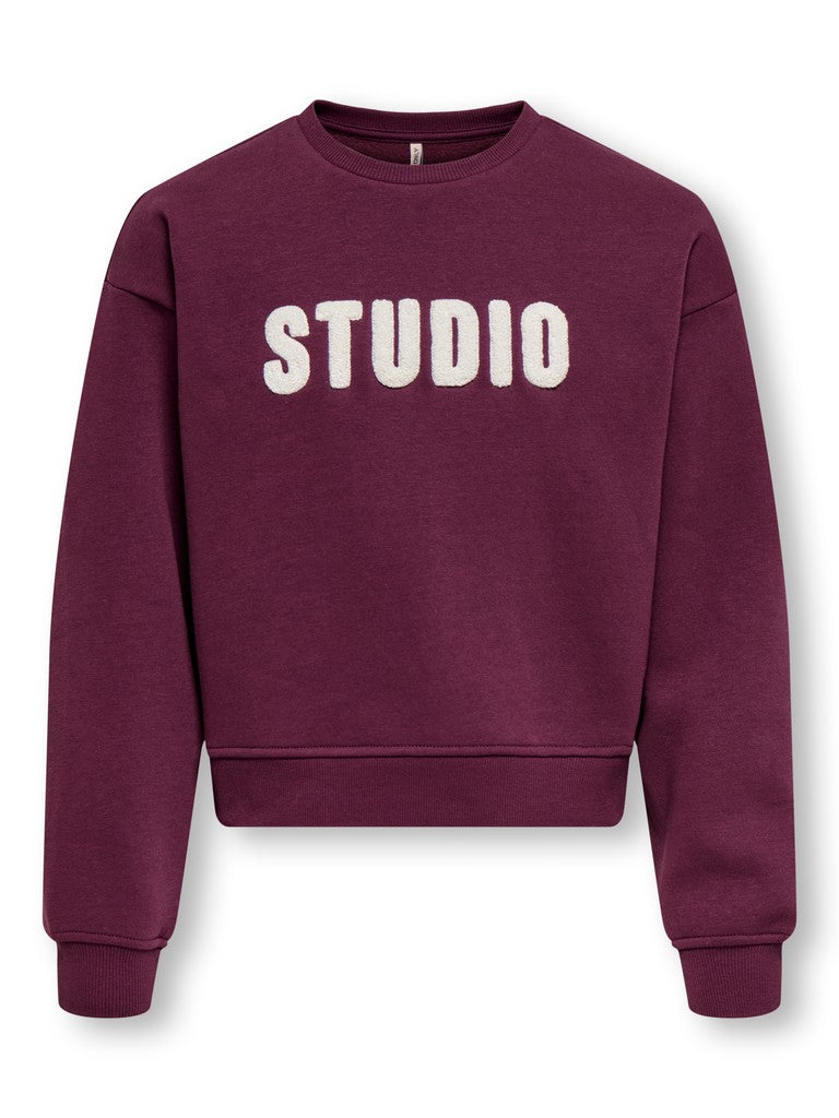 Kogsweat Ls Crew Ovz Stat Swt Noos - Bordeaux