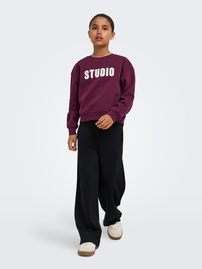 Kogsweat Ls Crew Ovz Stat Swt Noos - Bordeaux