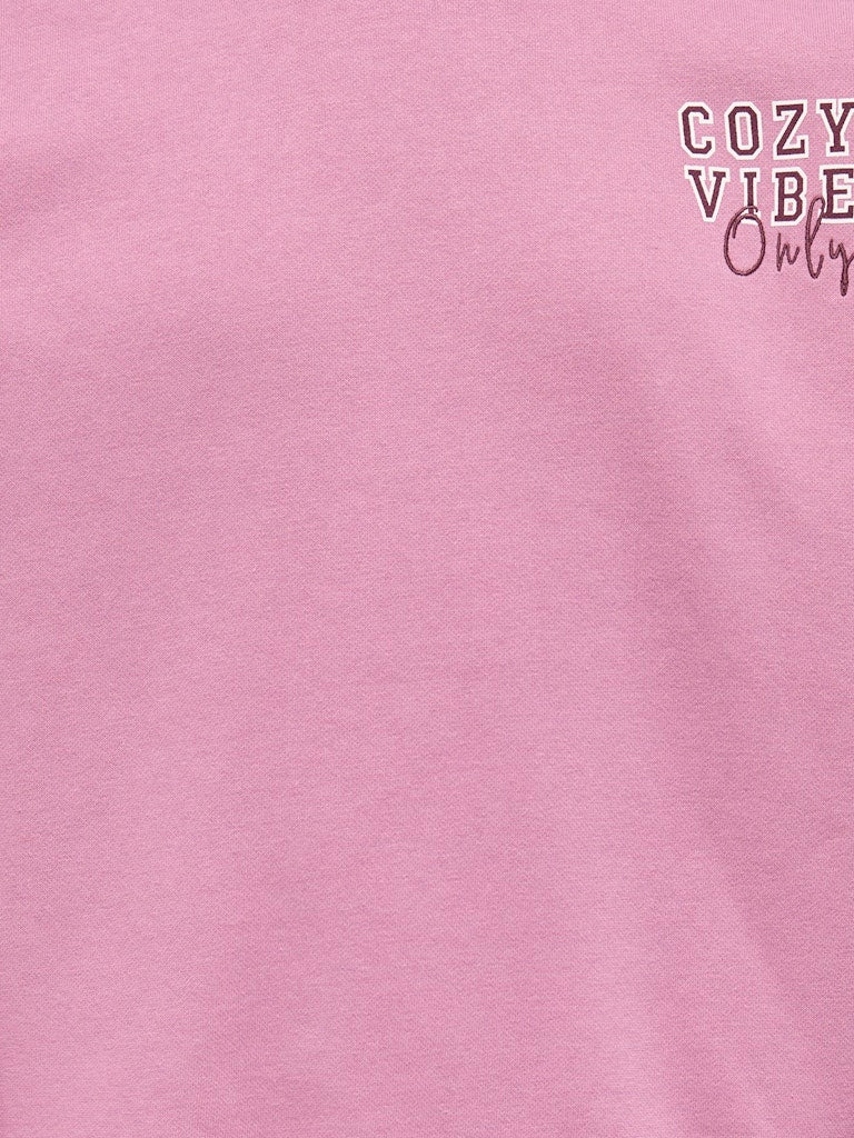 Kogbila L/s Ovz Bear O-neck Swt Noos - Mauve