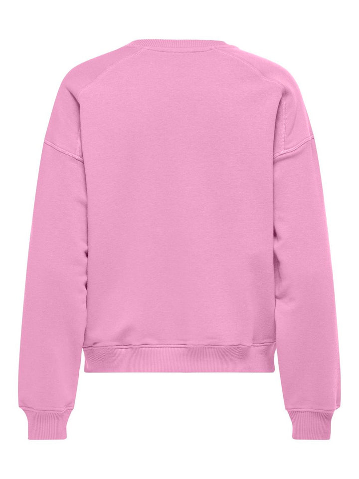 Kogdiana Ls Oversize O-neck Swt - Roze