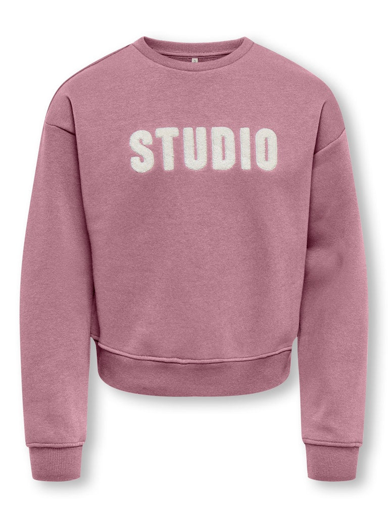 Kogsweat Ls Crew Ovz Stat Swt Noos - Oud Roze