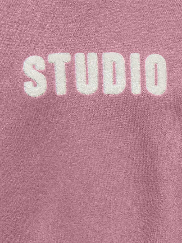 Kogsweat Ls Crew Ovz Stat Swt Noos - Oud Roze