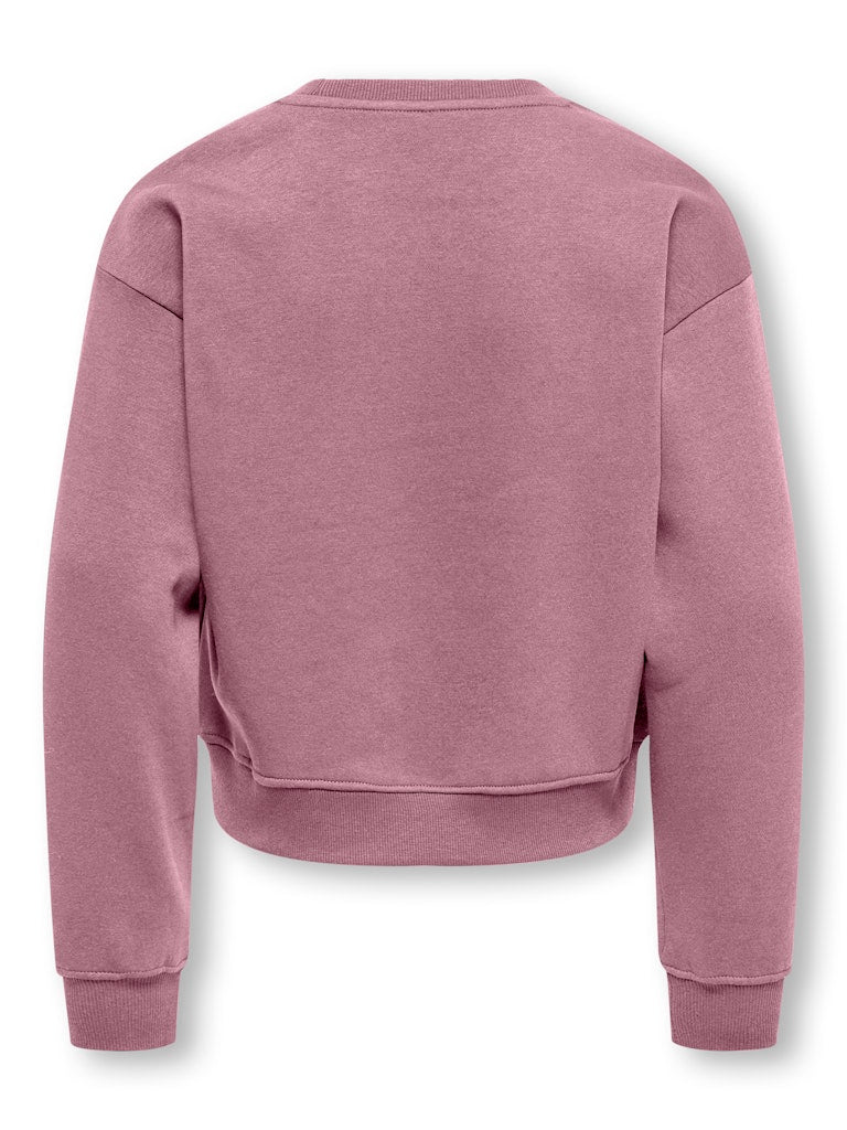 Kogsweat Ls Crew Ovz Stat Swt Noos - Oud Roze