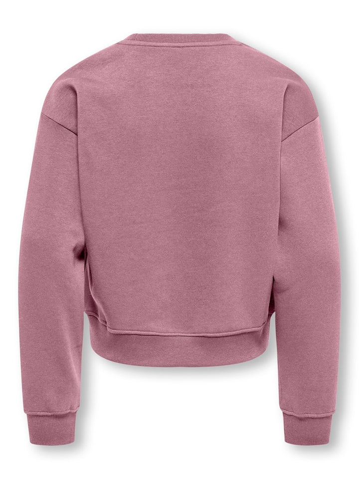 Kogsweat Ls Crew Ovz Stat Swt Noos - Oud Roze