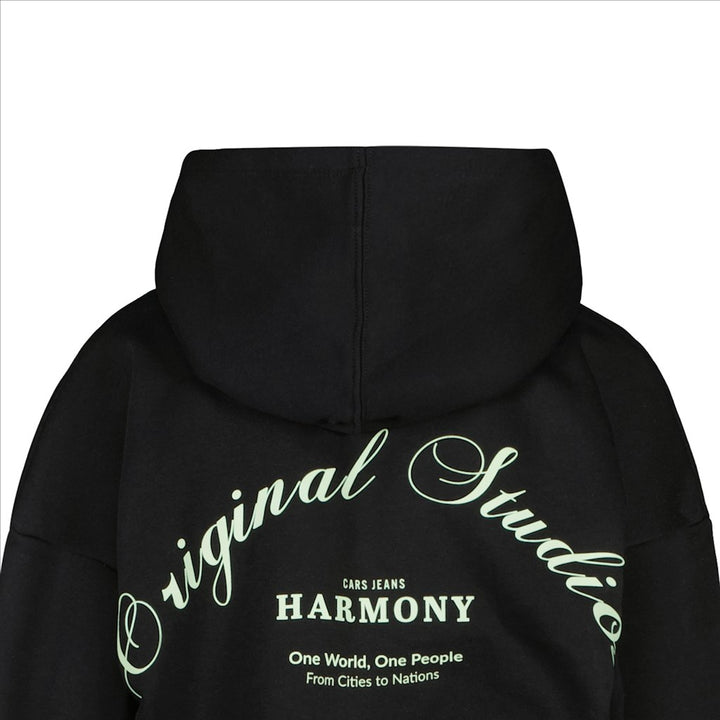 Kids Esmea Sw Hood Black - Zwart