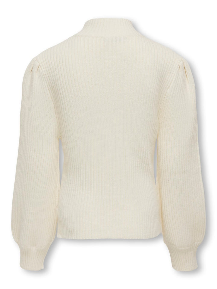 Kogkatia Ls Highneck Pullover Knite - Ecru