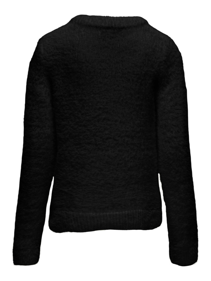 Kogpiumo Ls Bow Pullover - Zwart