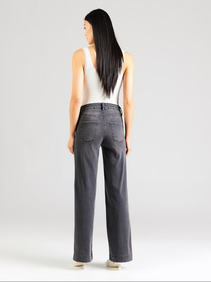 MAC women 5439-90 jeans loose fit dames – grey denim - L34