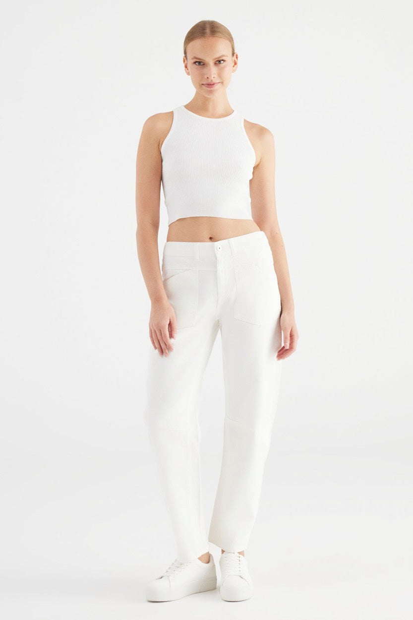 COJ Selena off-white jeans low croth-baggy fit – dames