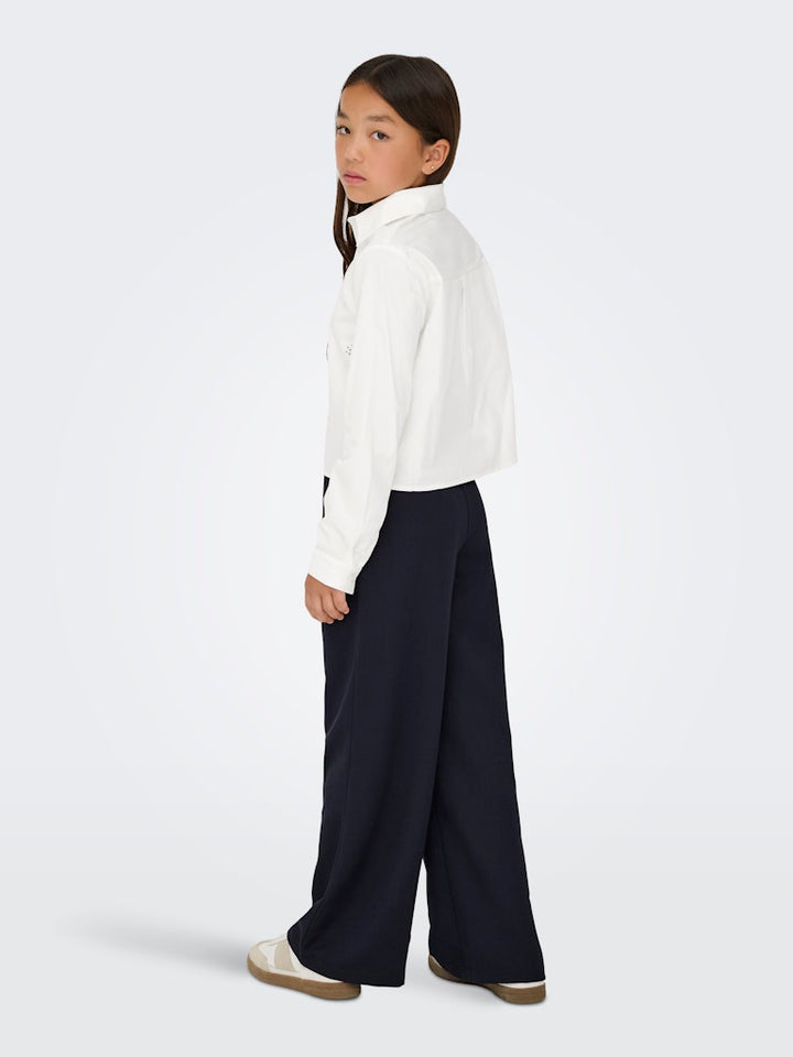 Kogclara Life Short Emb Shirt Wvn - Off-white