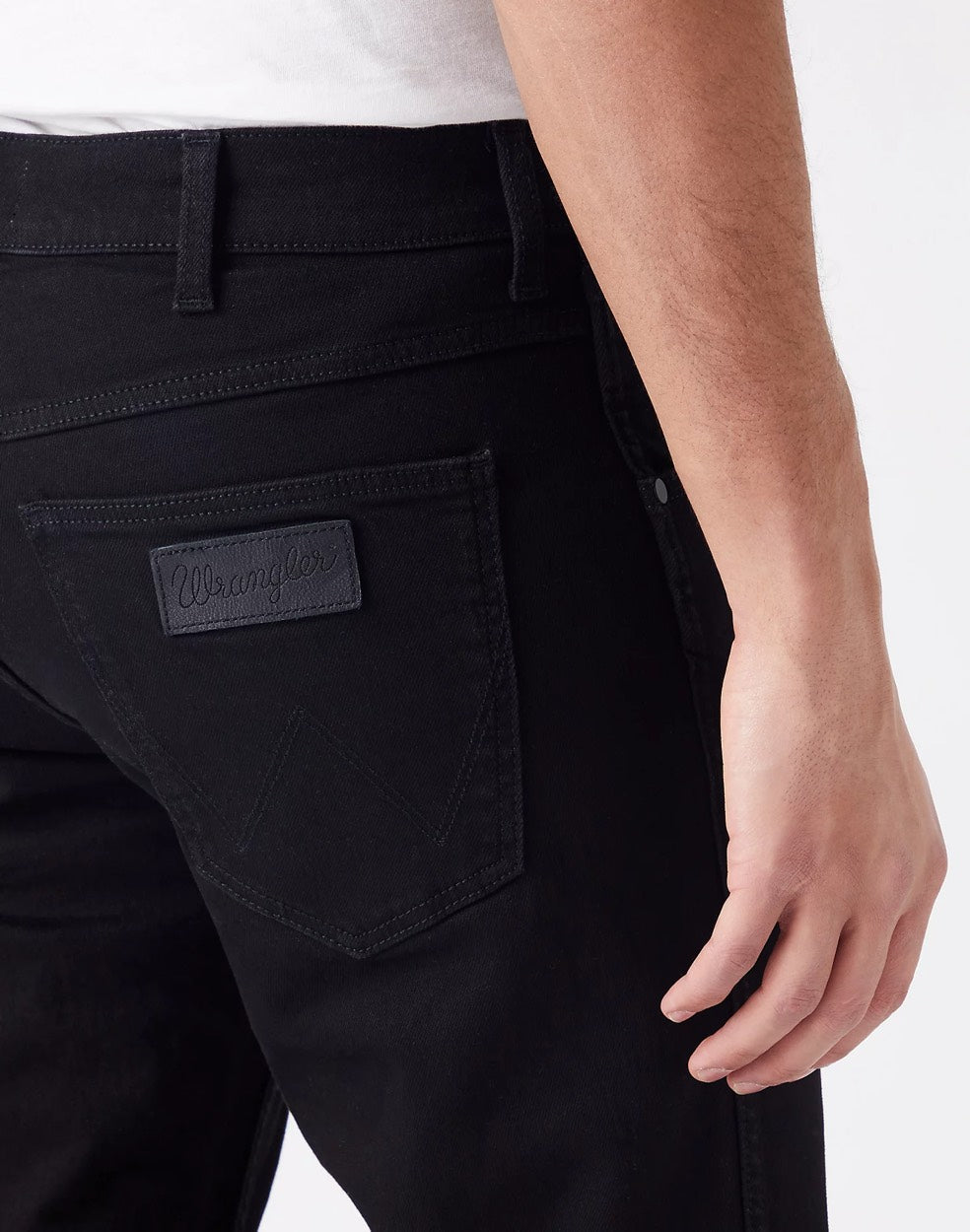 Wrangler Greensboro W15QQC77D jeans zwart – heren - L32