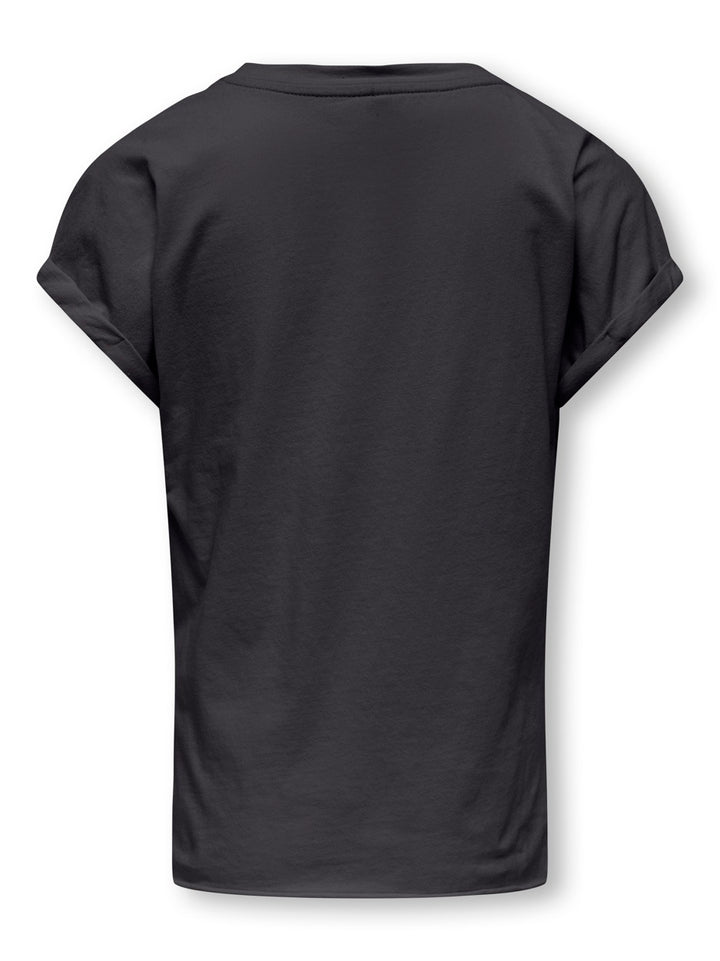 Kids Only T-shirt Lucy antraciet – meisjes