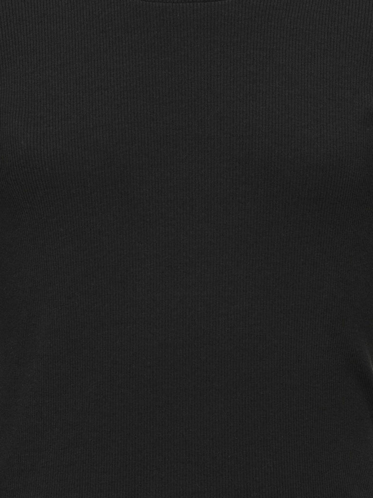 Kogleslie L/s Lace Mix Top Jrs - Zwart