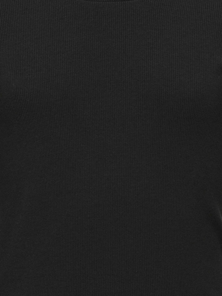 Kogleslie L/s Lace Mix Top Jrs - Zwart