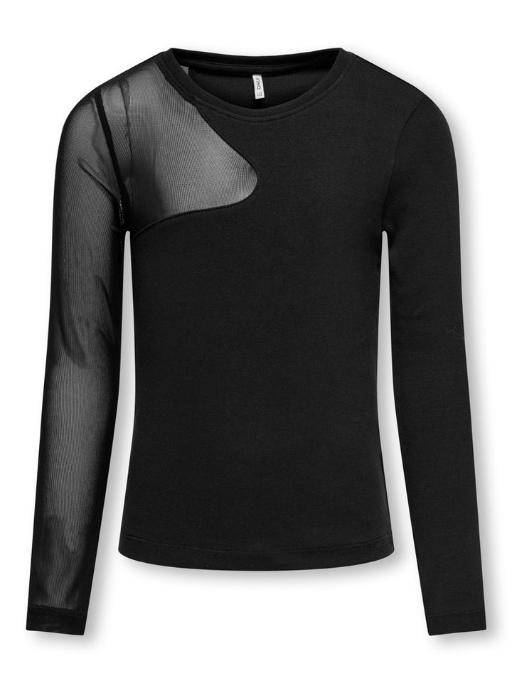 Kogcolette Life Ls Mix Top - Zwart