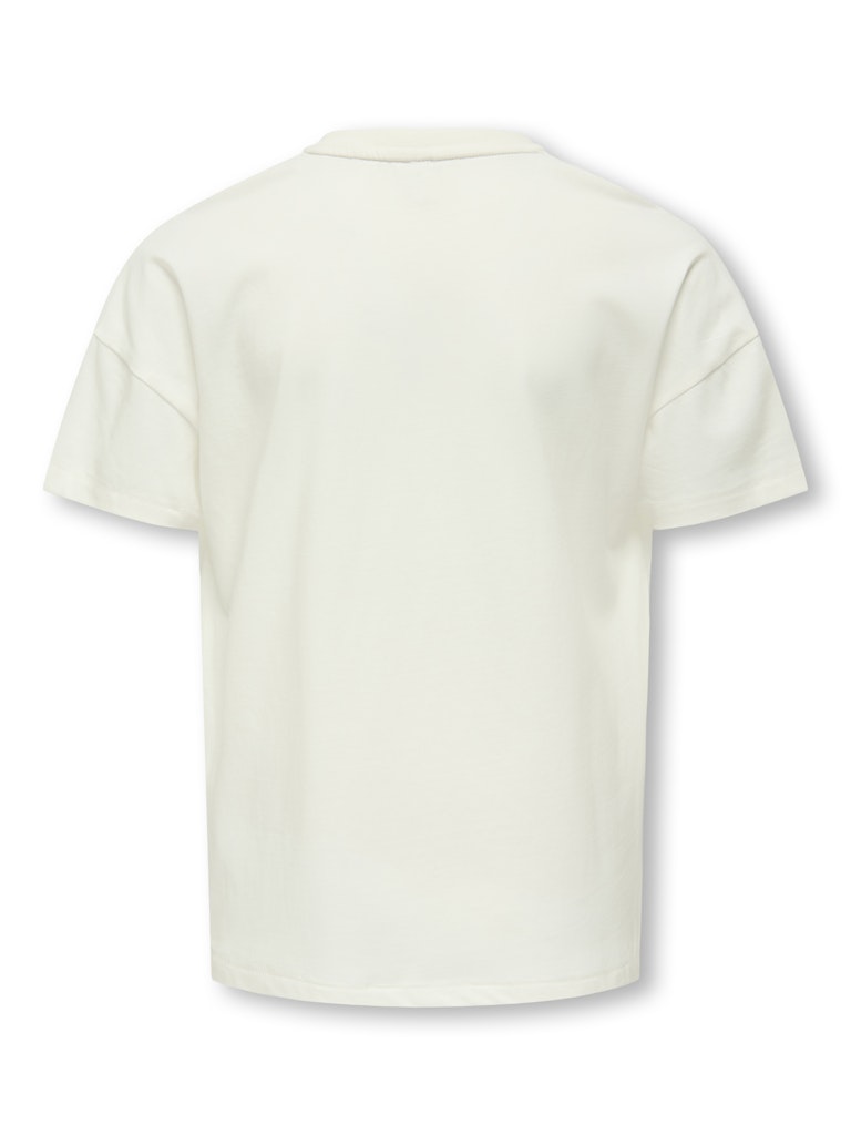 Kogkate Life Ss O-neck Pearl Top Jrs - Off-white