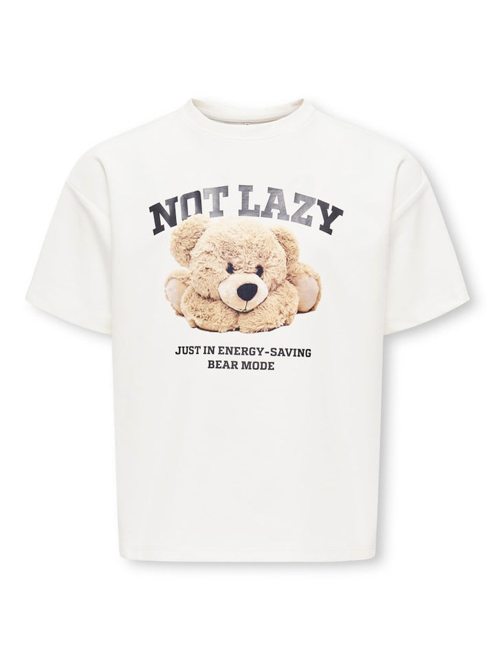 Kogbillie S/s Loose Teddy Top Jrs Noos - Off-white