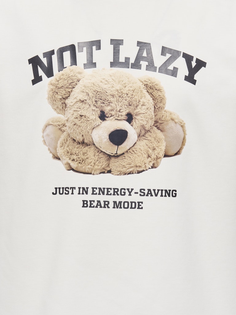 Kogbillie S/s Loose Teddy Top Jrs Noos - Off-white