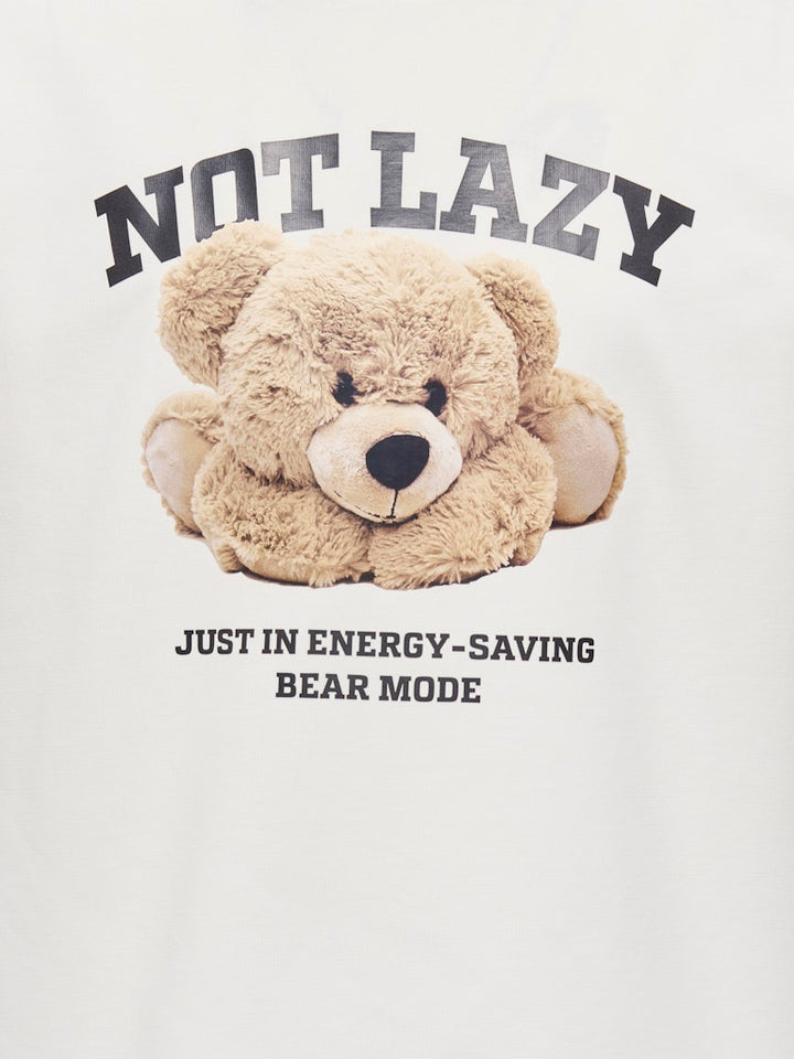Kogbillie S/s Loose Teddy Top Jrs Noos - Off-white