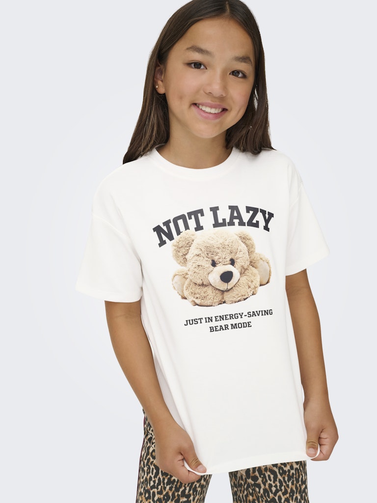 Kogbillie S/s Loose Teddy Top Jrs Noos - Off-white