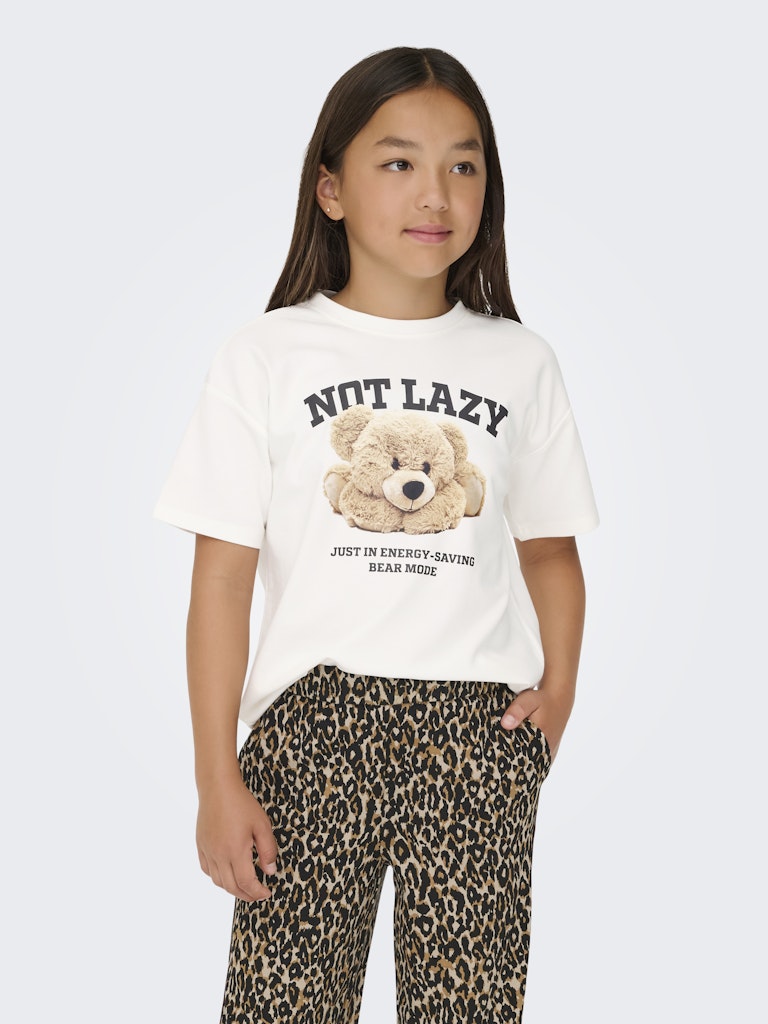 Kogbillie S/s Loose Teddy Top Jrs Noos - Off-white