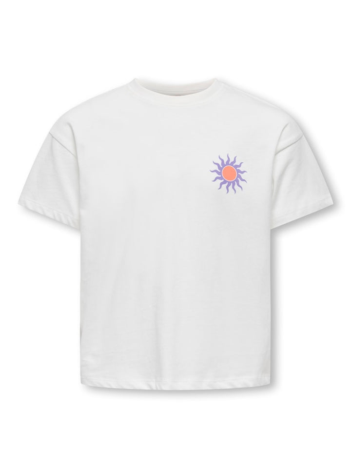 Kogsoli-veras S/s Top Cs Jrs - Off-white