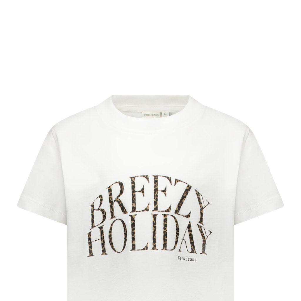 Kids Inara Ts White - Wit Dessin