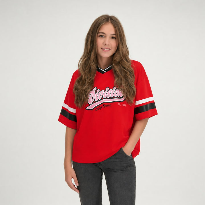 Kids Foeba Ts Red - Steenrood