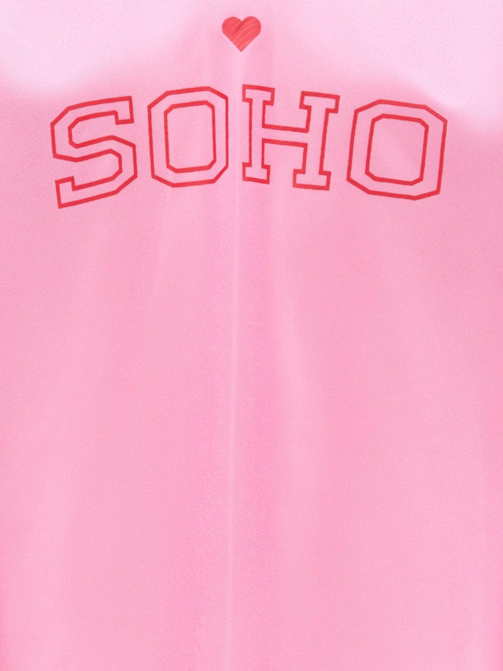 Koglulu S/s V-neck Sporty Top Cs Jrs - Roze