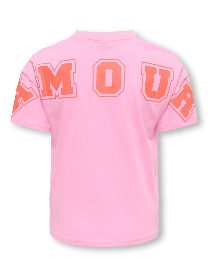Kogamoura Life Ss Reg Print Top Cs Jrs - Roze