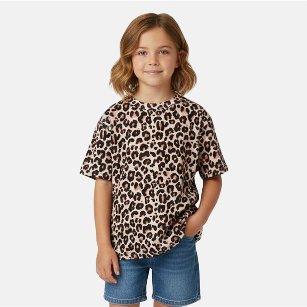 Kids Lyric Ts Light Pink - Bruin Dessin