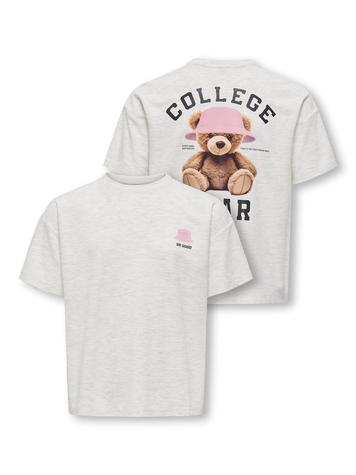 Kogbillie S/s Loose Teddy Top Jrs Noos - Grijs Melee