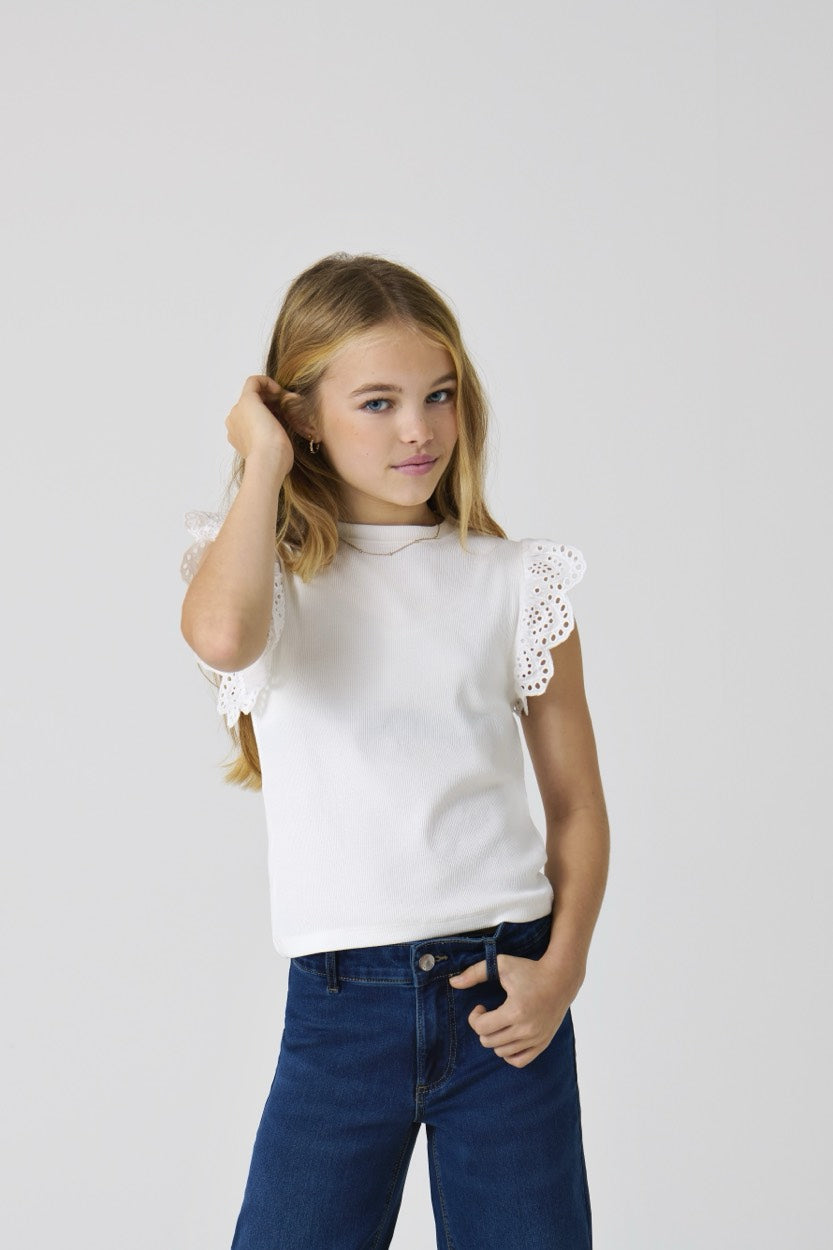Kogdrea Life S/s Top Jrs Noos - Off-white