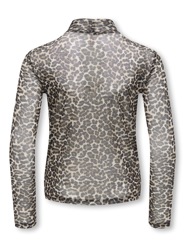 Kogerica Life Mesh L/s Top Vd Jrs - Bruin Dessin