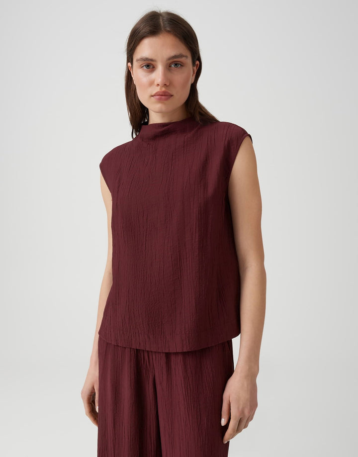 Opus Focy top bordeaux – dames