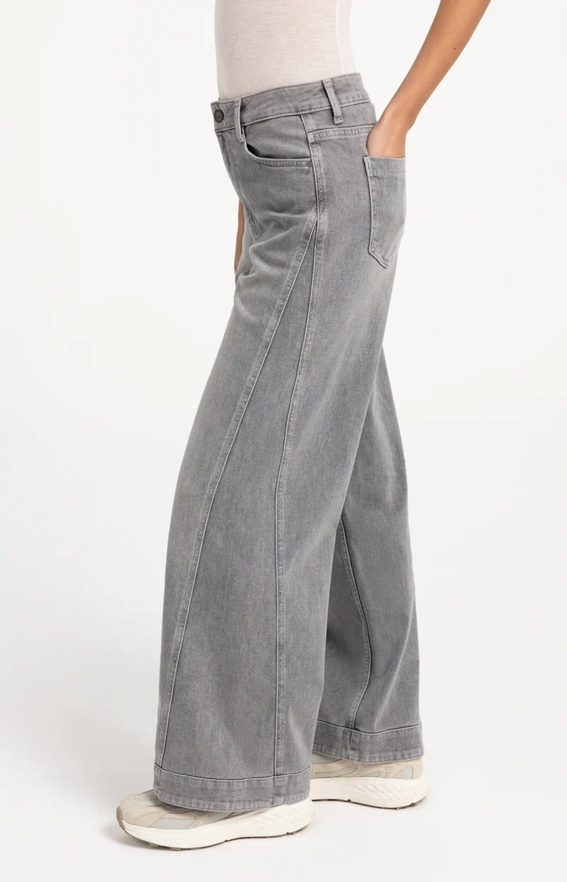 YAYA Women 01-311156-609 jeans loose fit grey denim