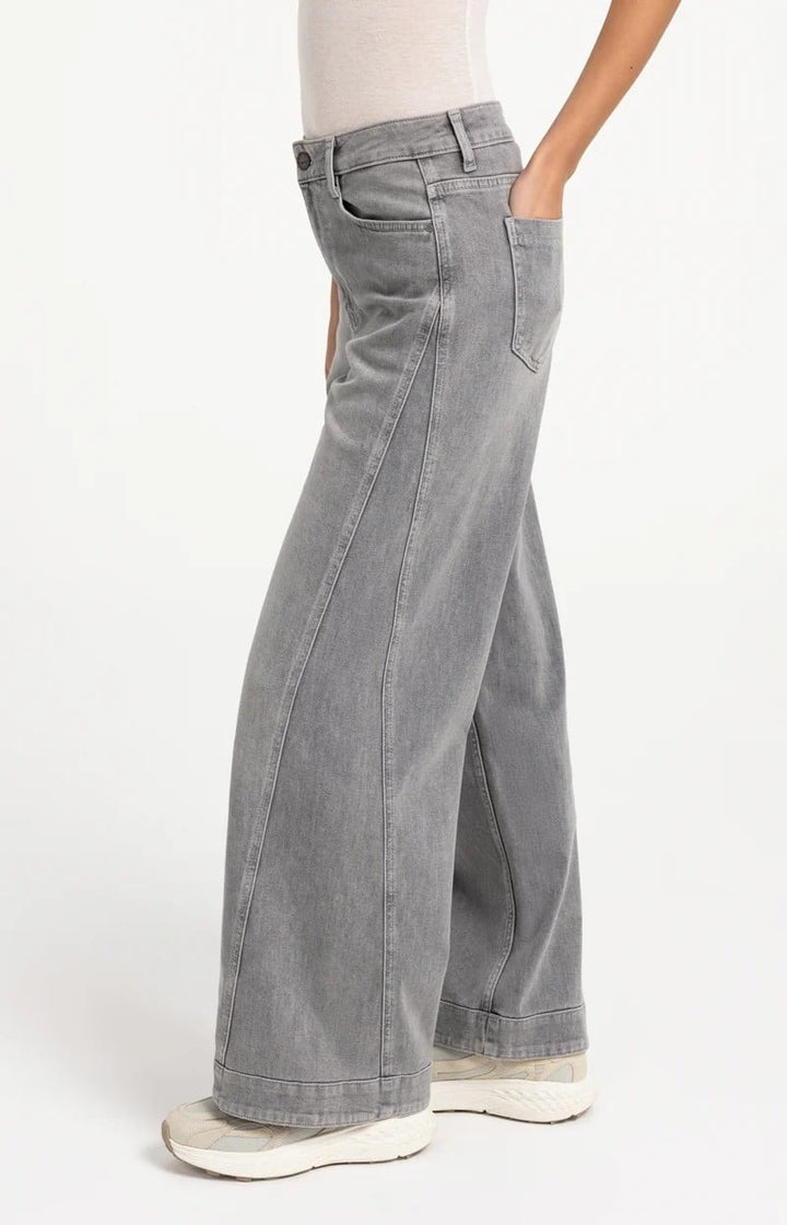 YAYA Women 01-311156-609 jeans loose fit grey denim
