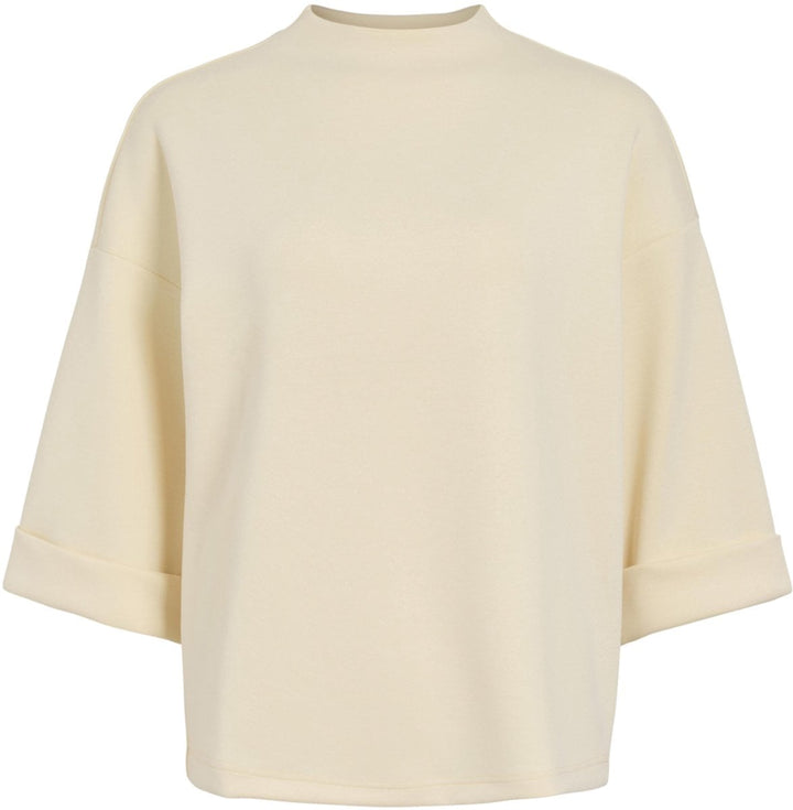 Vila 14117356 Siffi sweater dames beige