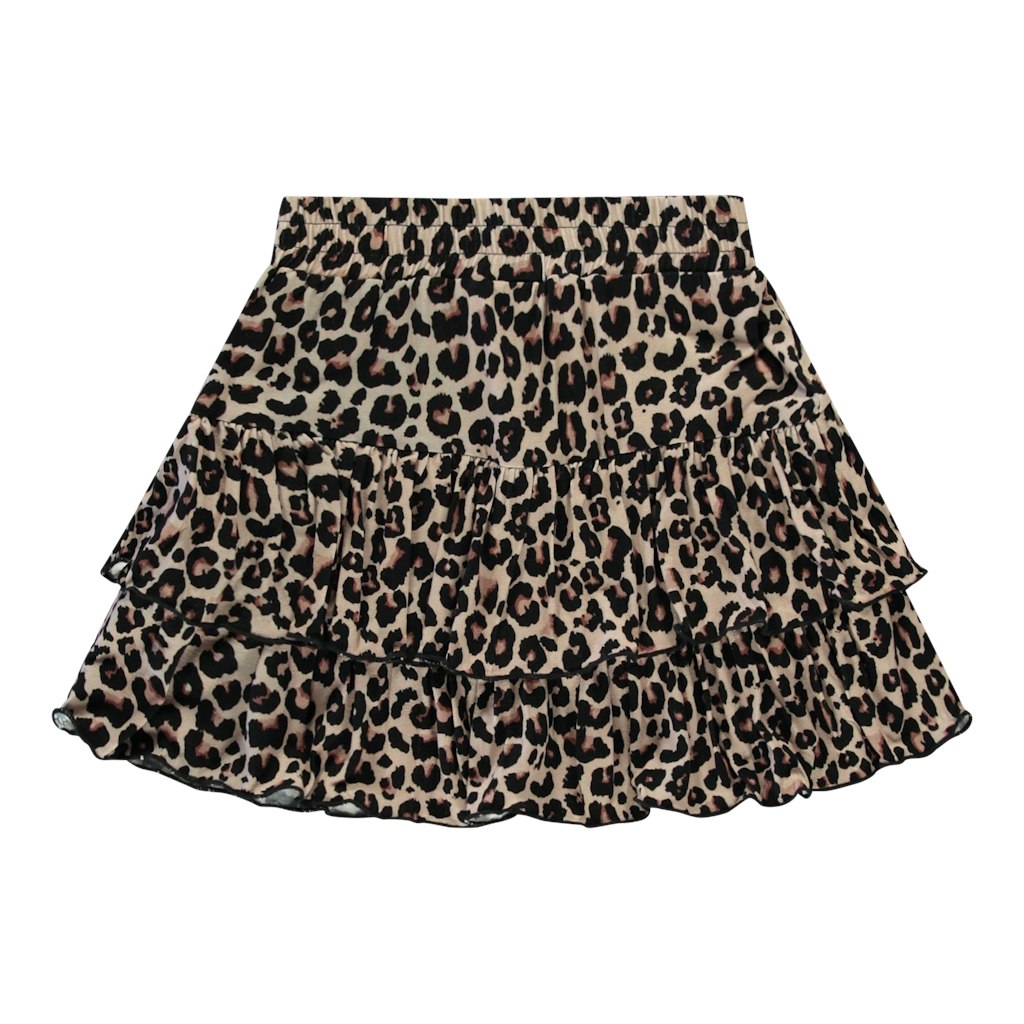 Kids Yadar Skirt Leopard Light Pink - Bruin Dessin